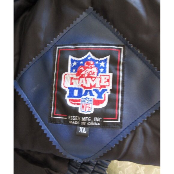 Dallas Cowboys Mens Jacket XL Faux Leather NFL Essex Game Day New Without Tags - Picture 8 of 16